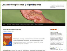 Tablet Screenshot of desarrollodepersonasyorganizaciones.com